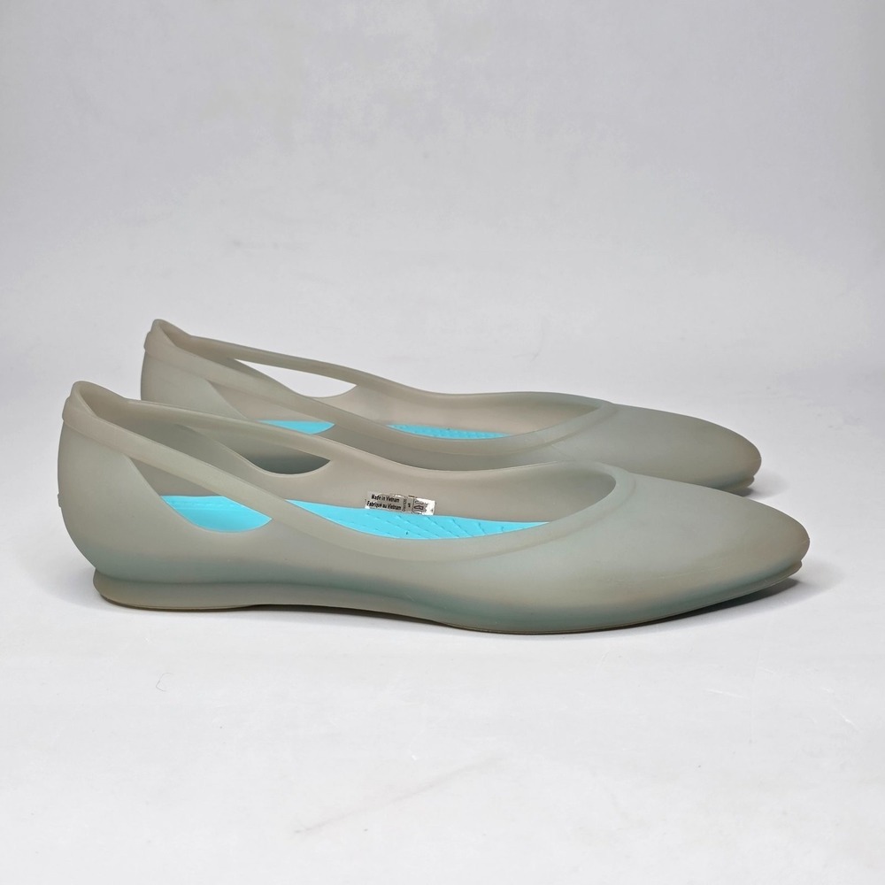 Crocs Rio Ballet Women's Size 8 Flats Comfort Slip On Pointed Toe Shoes Moccasin